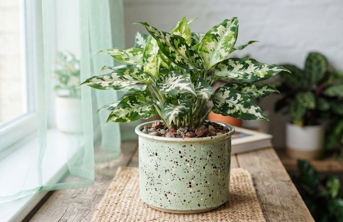 Aglaonema Pictum Tricolor: Complete Care Guide - Two Leaf Garden